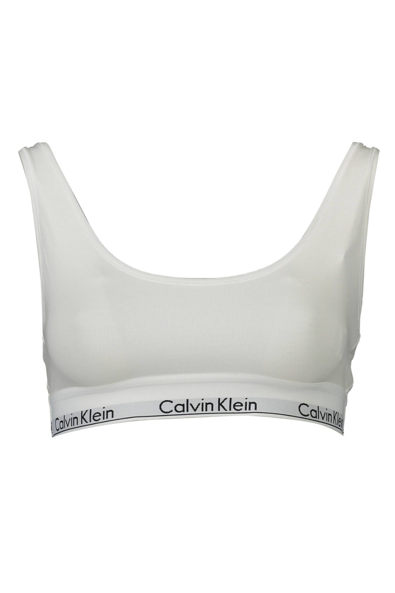 

Белый хлопковый женский спортивный бюстгальтер Calvin Klein