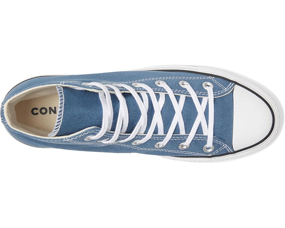 Кеды Converse Chuck Taylor All Star Lift Platform - Hi, цвет Slacker Blue/White/Black — фото 2