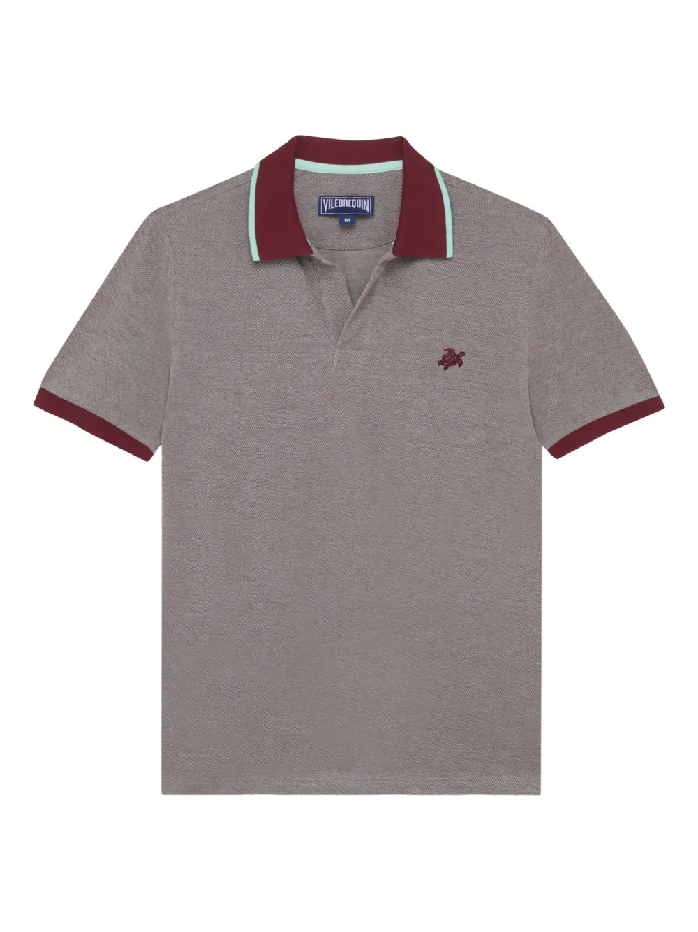 

Футболка с вышивкой в виде черепахи Vilebrequin, серый