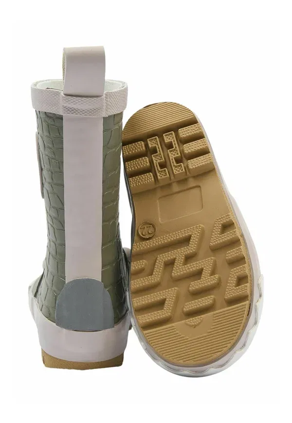 Сапоги резиновые 3D dragon wellies Mikk-Line, пыльно-оливковый — фото 3