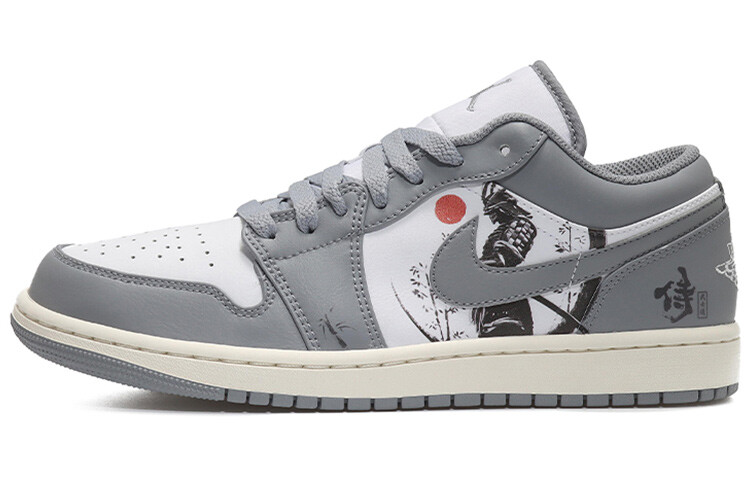 

Кроссовки Air JORDAN 1 Vintage Basketball Shoes Men Low-Top Gray White, Белый, Кроссовки Air JORDAN 1 Vintage Basketball Shoes Men Low-Top Gray White