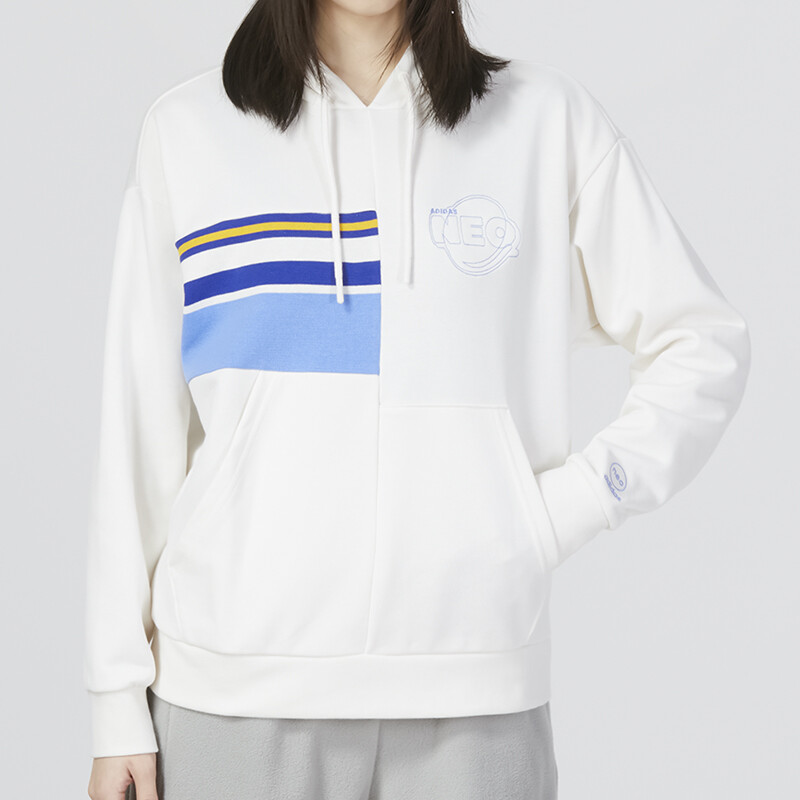 Толстовка женская белая Adidas — фото 3