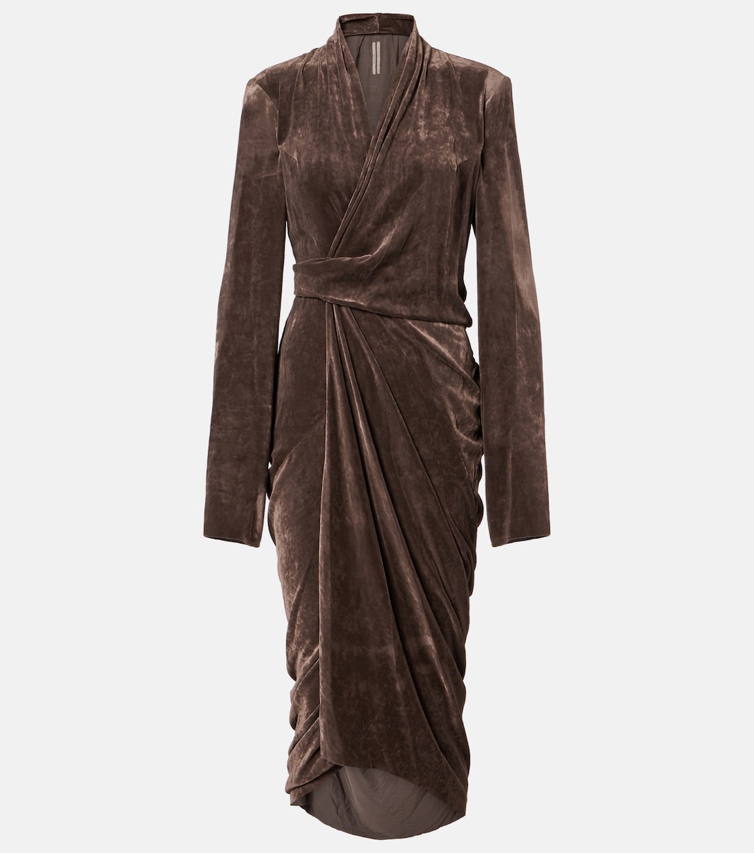 

Платье миди с запахом Rick Owens, Drk Dust