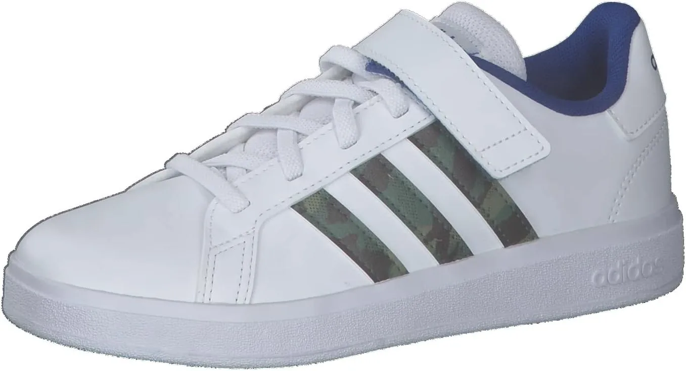 Детские кроссовки Grand Court C унисекс adidas, белый