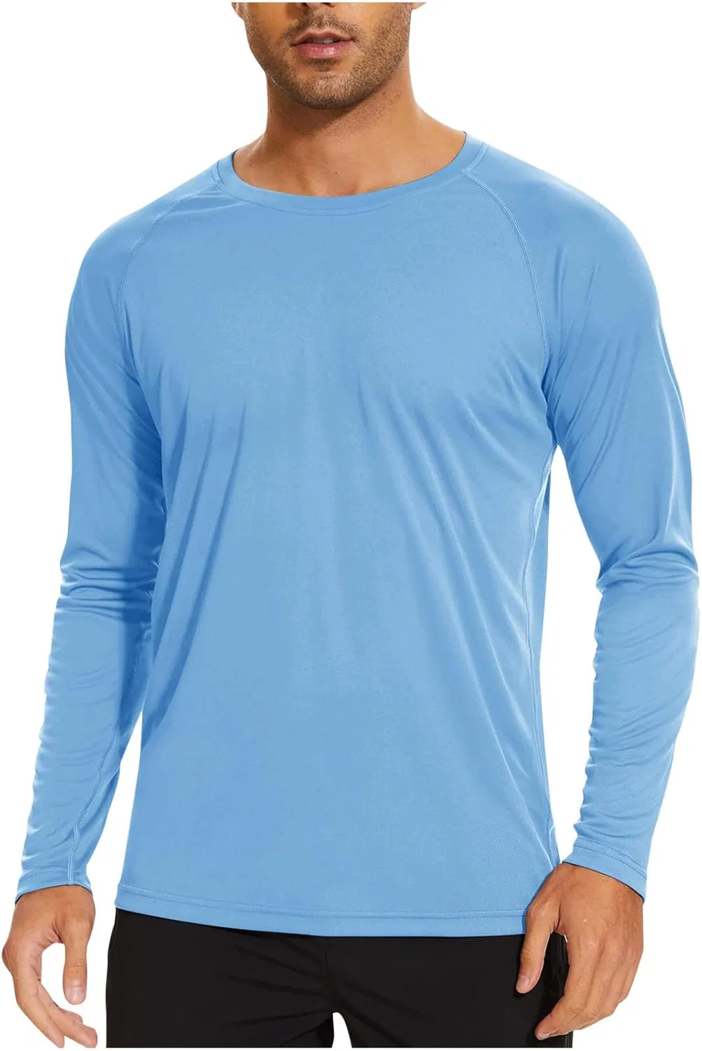 Футболка с длинным рукавом UPF 50+ Generic, Light Blue
