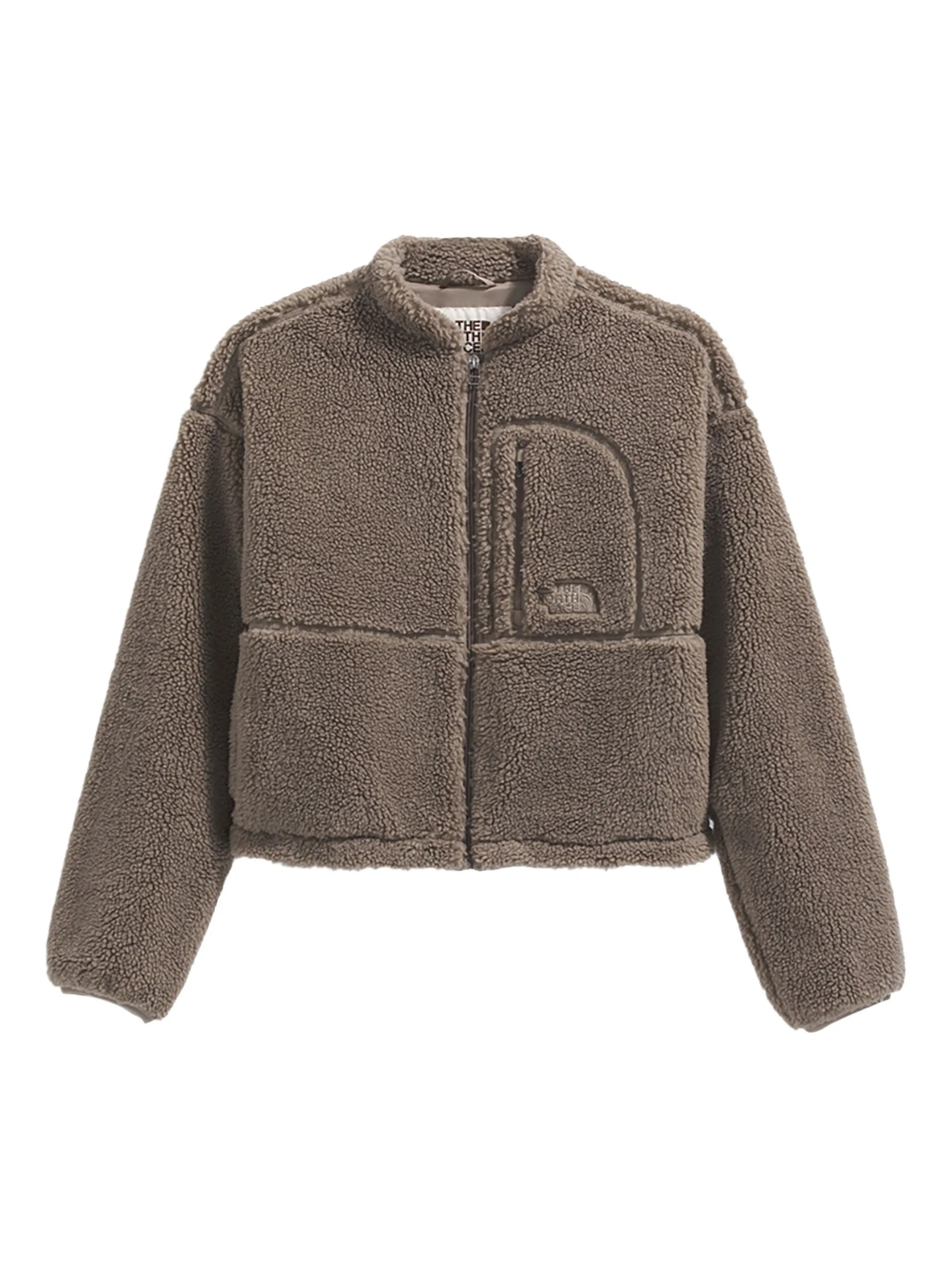 

Флисовая куртка на молнии The North Face, коричневый