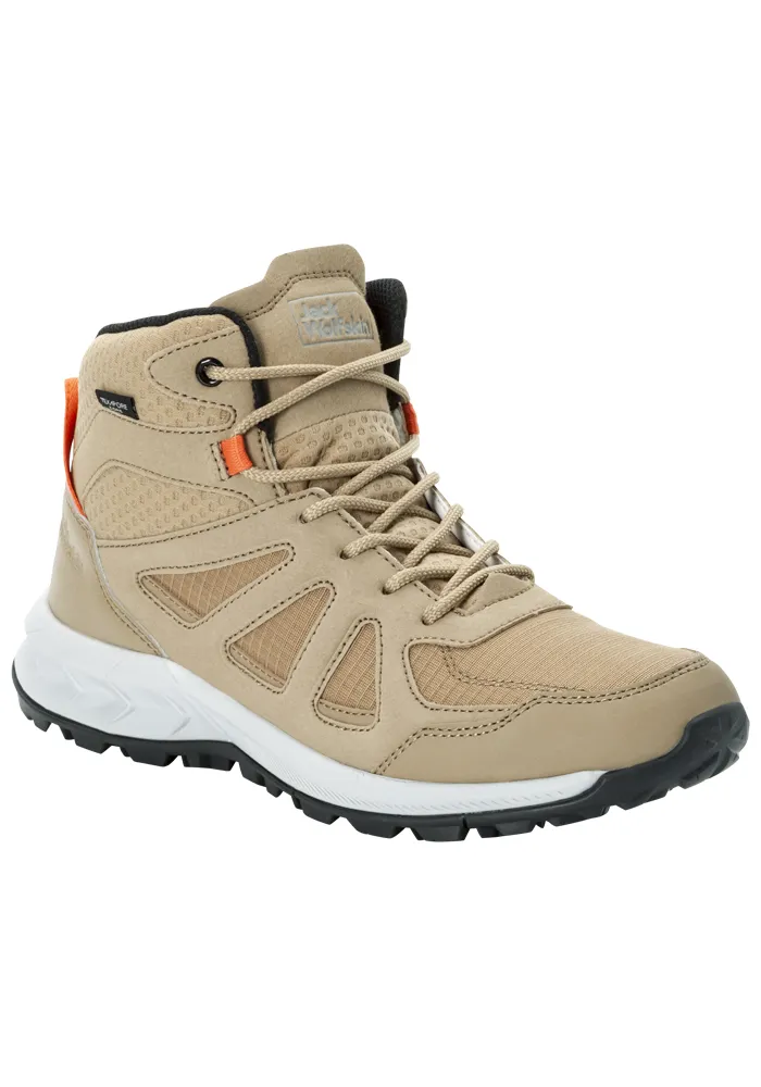 Кроссовки Jack Wolfskin "WOODLAND 2 TEXAPORE MID W", цвет Sandstone — фото 3