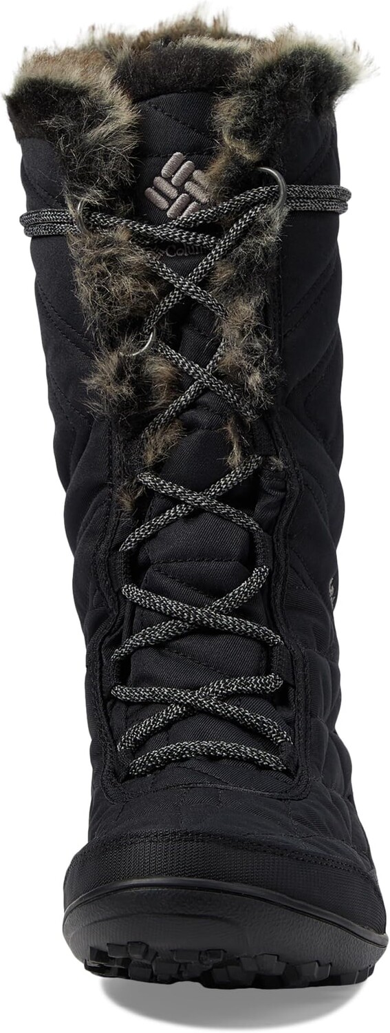 Женские ботинки Columbia Minx Mid III стеганые высокие, черный — фото 2