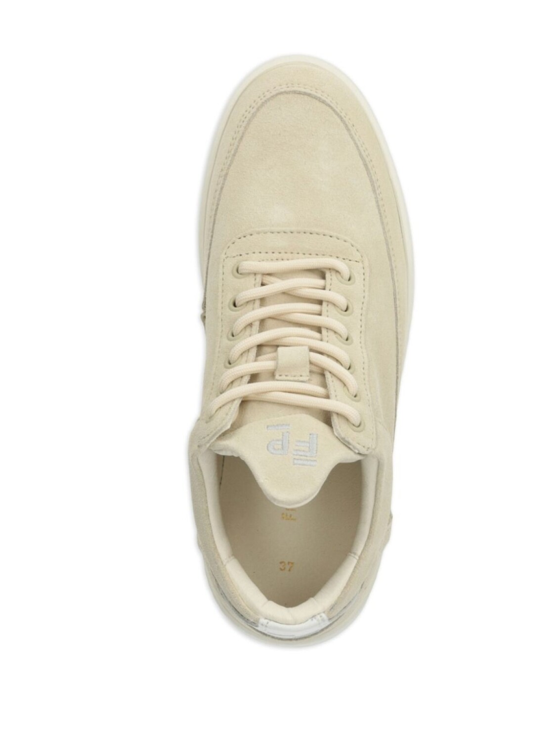 Кеды с вышитым логотипом Filling Pieces, нейтральный цвет — фото 4