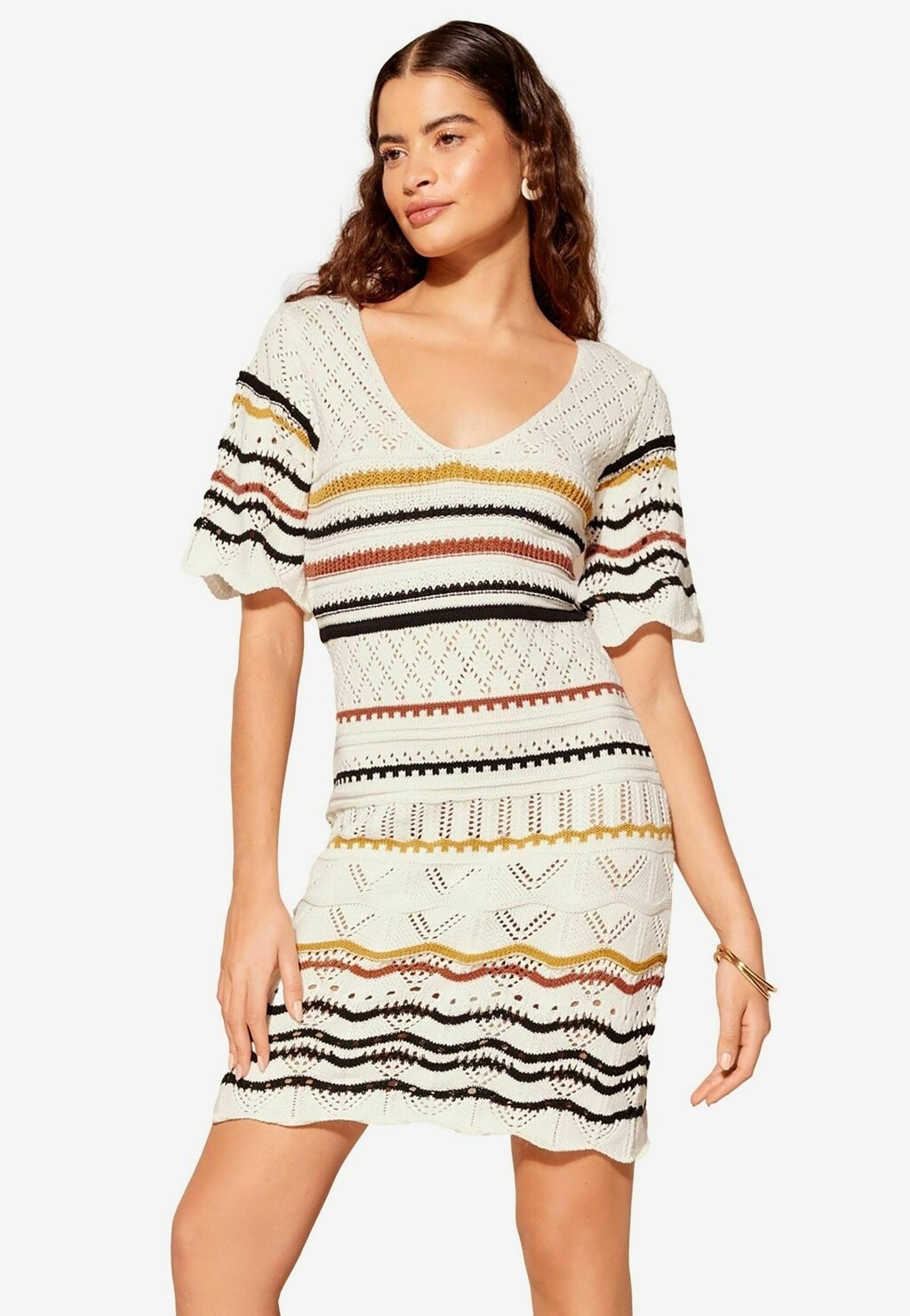 

Платье-джемпер V NECK REGULAR FIT Friends Like These, белый
