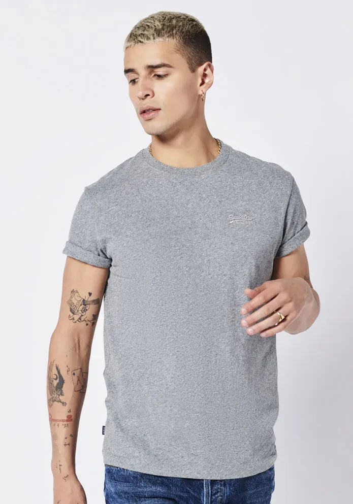 

Рубашка с круглым вырезом Superdry "Vintage Logo Emb Te", серый