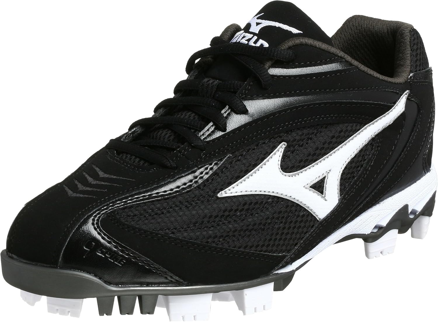 

Бейсбольные кроссовки Mizuno Men's 9 Spike Blaze Low, белый/черный