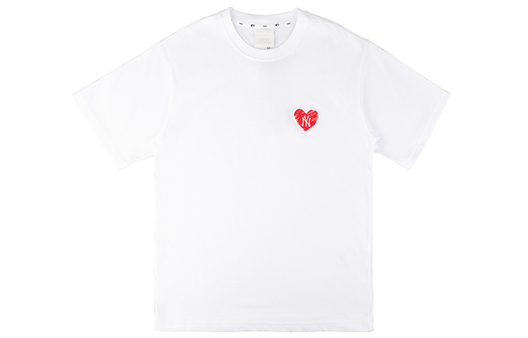 

Футболка Heart Overfit Straight Unisex белая MLB