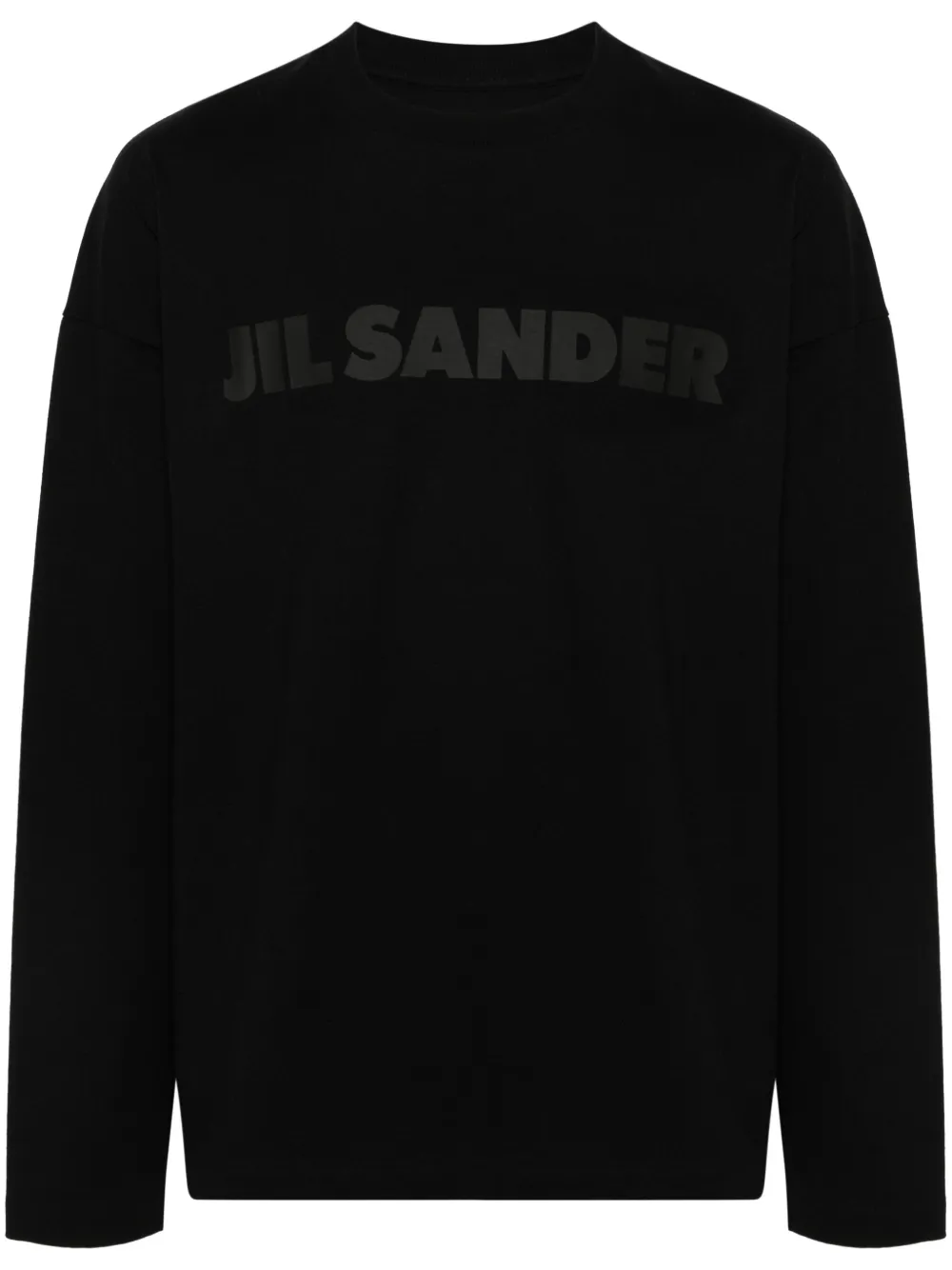 

Футболка с логотипом JIL SANDER, черный