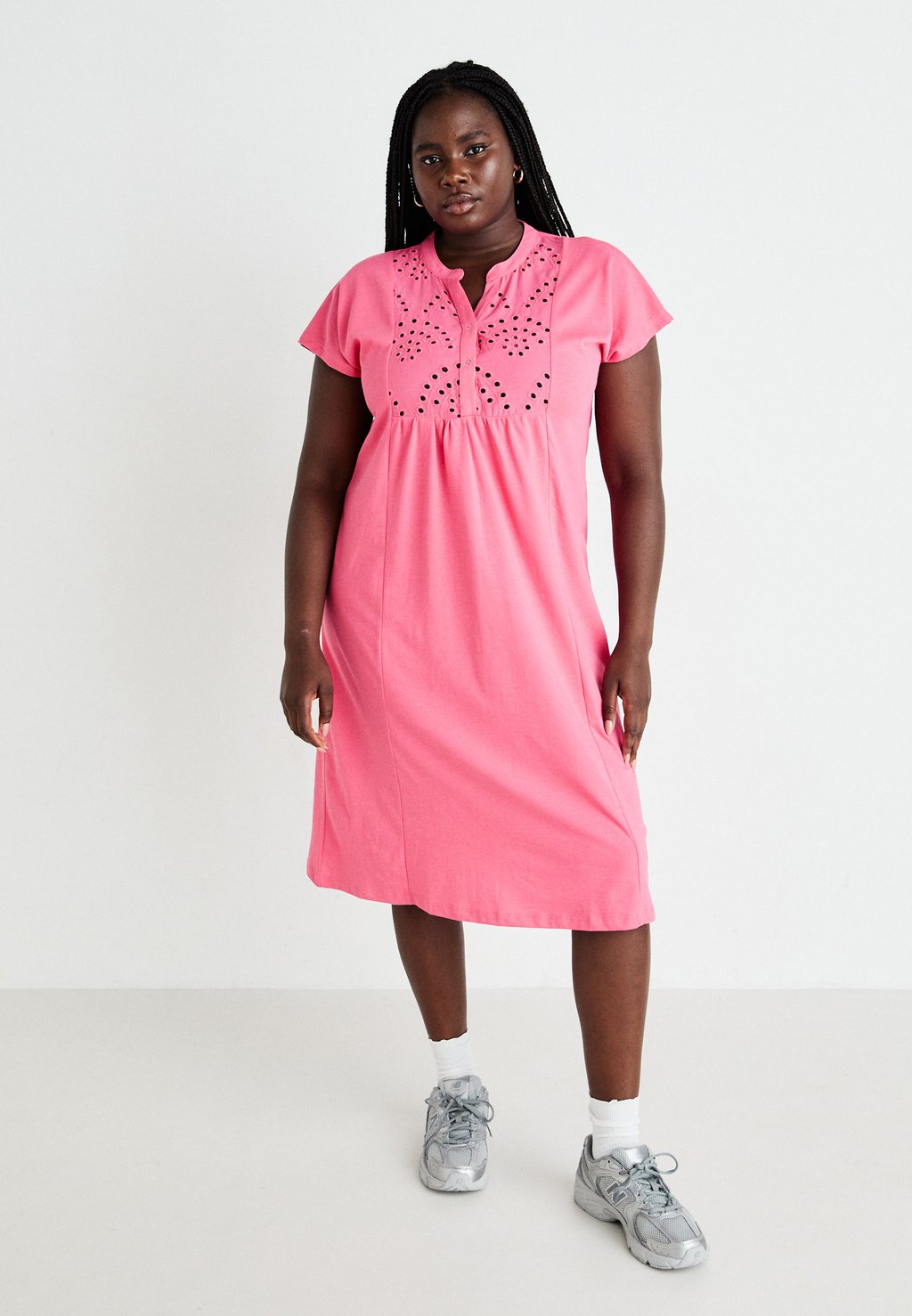

Платье из джерси CARSILLAH LIFE DRESS ONLY Carmakoma, розовый