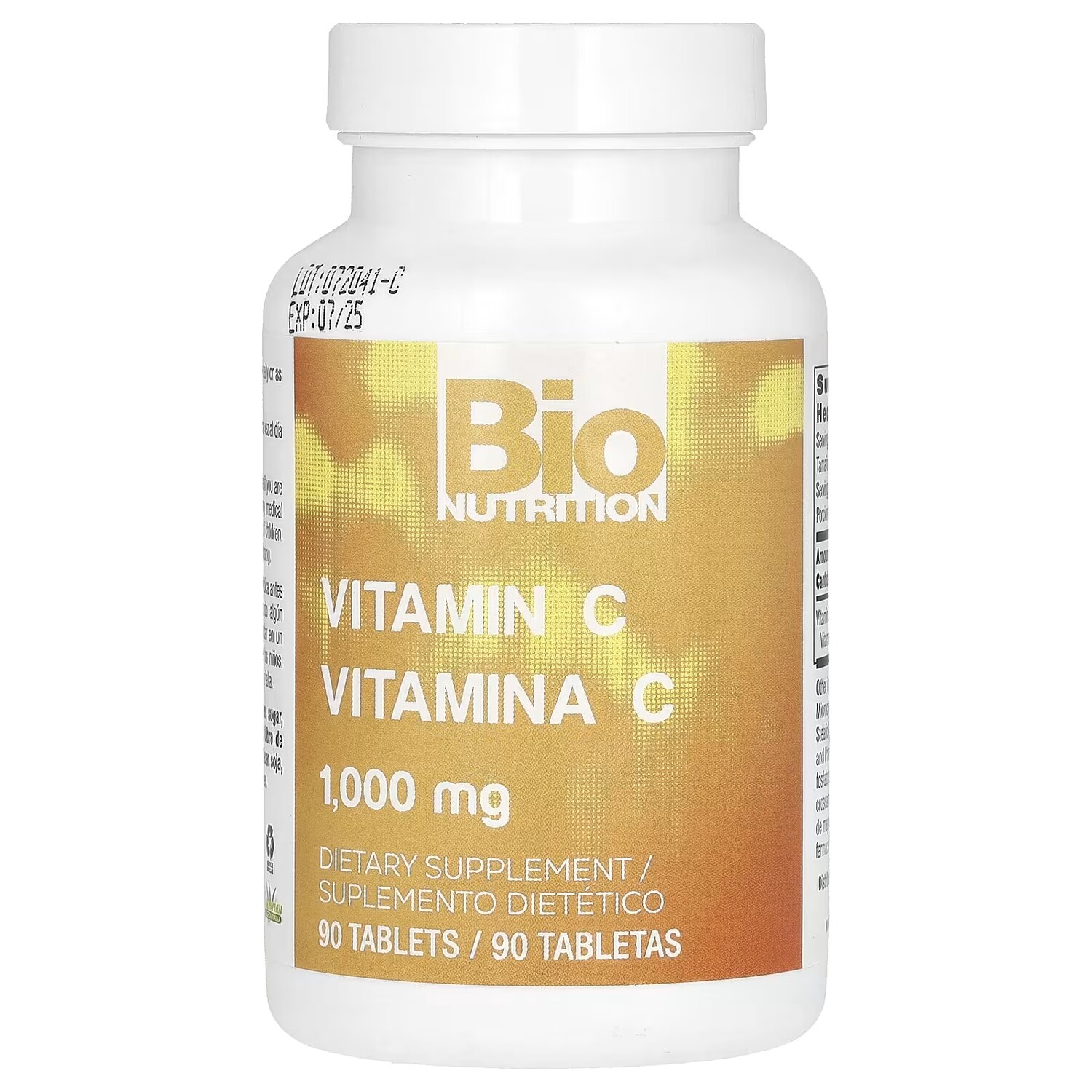 

Витамин С 1000 мг Bio Nutrition, 90 таблеток