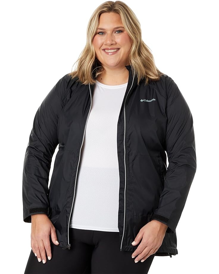 

Куртка Columbia Plus Size Switchback Lined Long, черный