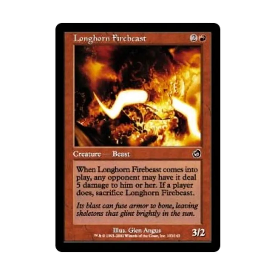 

CCG Длиннорогий огненный зверь (клавиша C), MTG - Torment