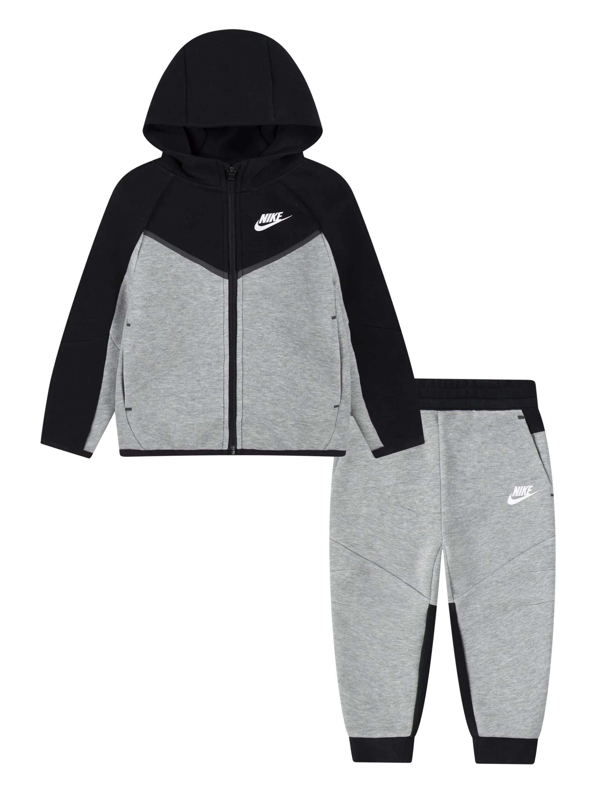 

Спортивный костюм с вышитым логотипом Nike Kids, серый