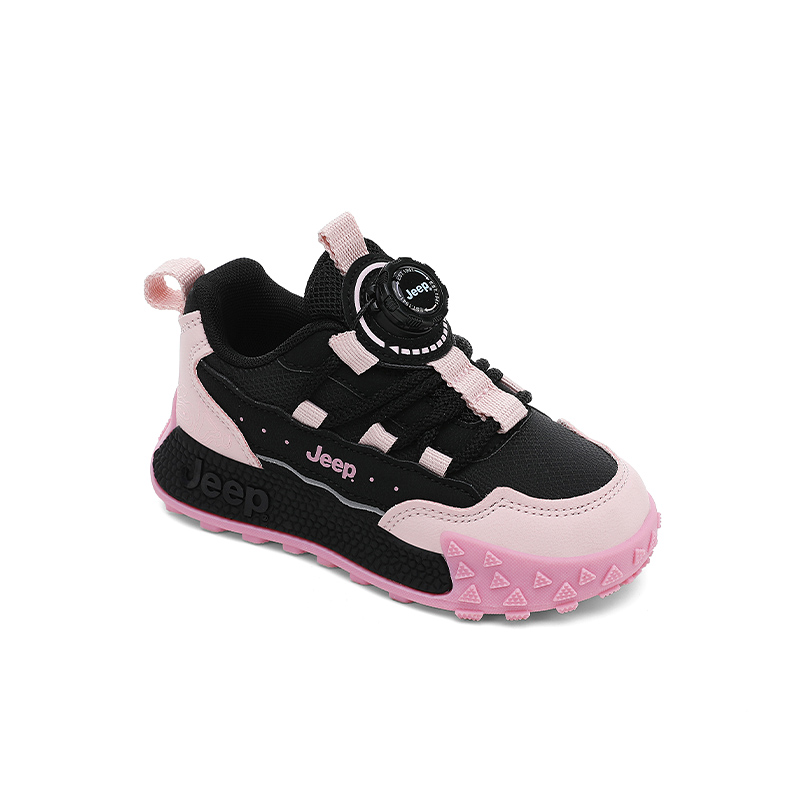 Jeep Кроссовки Running Collection Low top черные розовые детские — фото 3