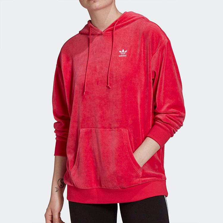 Футболка женская розово-красная Adidas Originals — фото 4