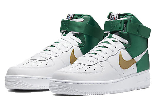 Кроссовки Nike NBA x Air Force 1 High 'Celtics Mint', белый — фото 3