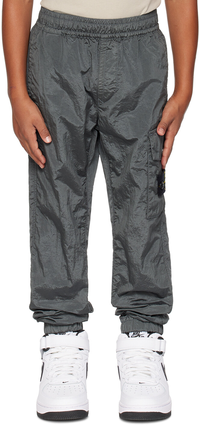 

Детские серые брюки-карго 30419 Stone Island Junior, Серый, Детские серые брюки-карго 30419 Stone Island Junior