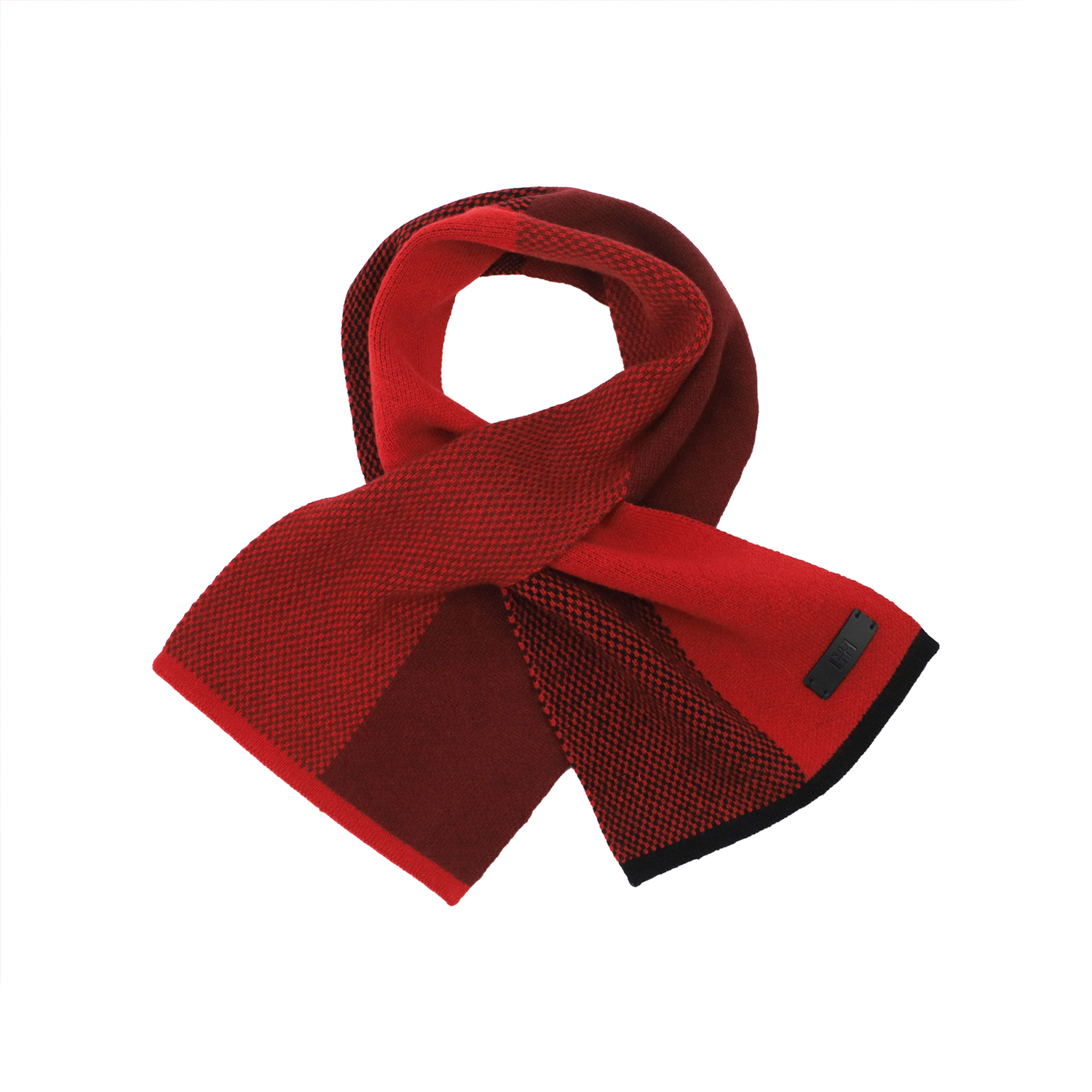 

Шарф вязаный мужской из кашемира, овечьей шерсти и вискозы ELLE, festival красный