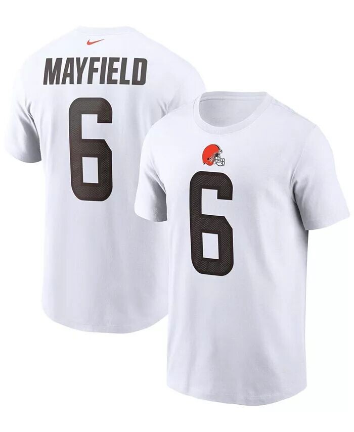 

Мужская футболка Baker Mayfield White Cleveland Browns с именем и номером Nike