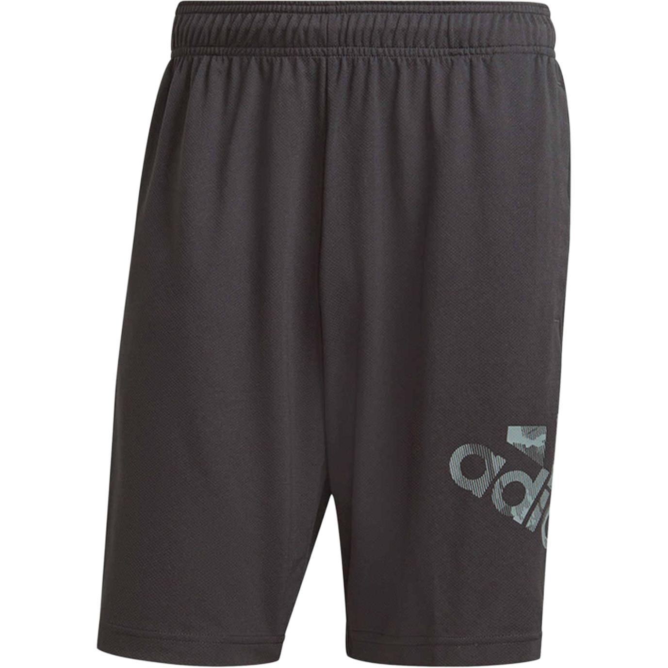 Футболка мужская повседневная серая Adidas AEROREADY M BL SHO — фото 2