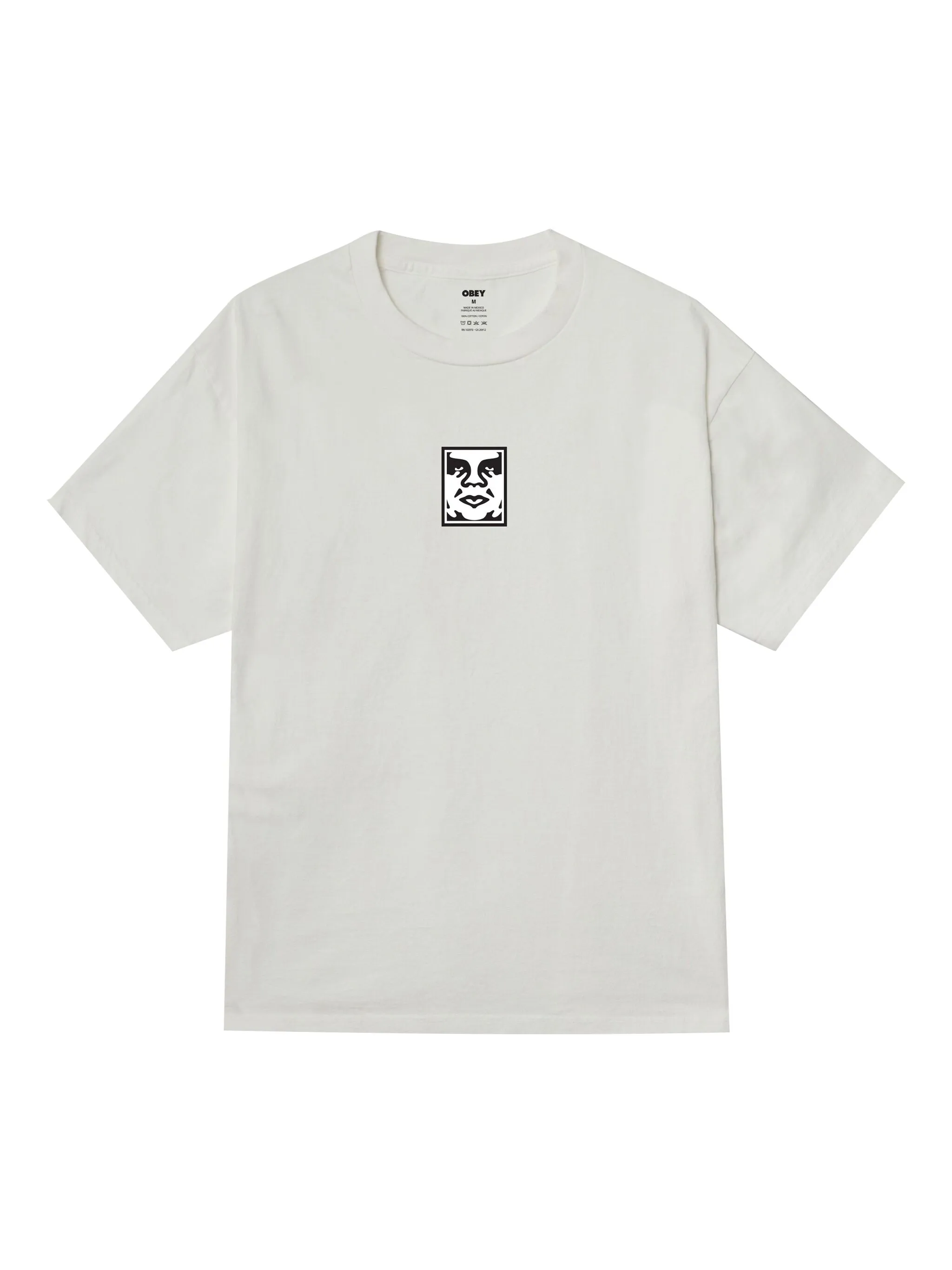 

Футболка с графичным принтом Obey, белый