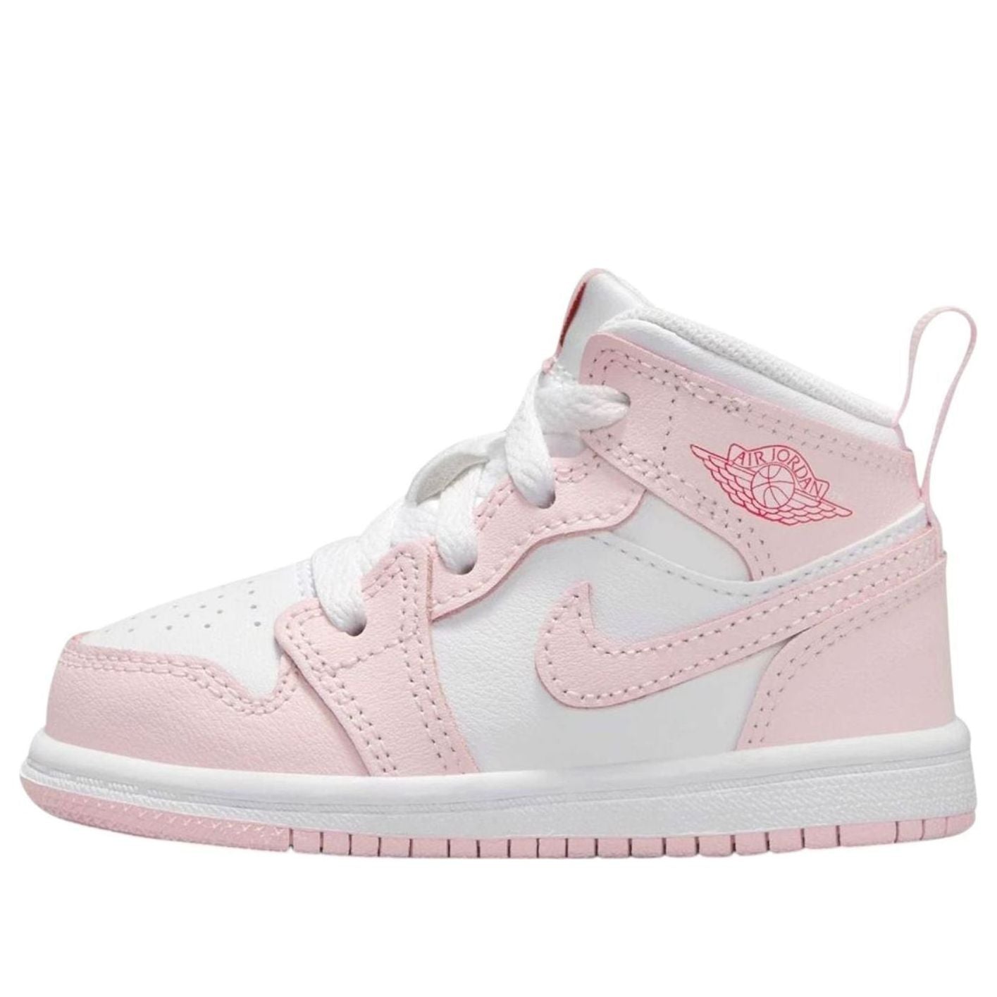 

Кроссовки (TD) Air Jordan 1 Mid 'Pink Foam Fire Red White'