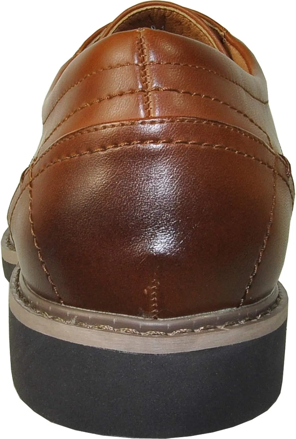 Туфли VANGELO Vallo-1P and Vallo-1 Oxford Men's Formal Tuxedo Prom Wedding Ortholite Insole Brown Medium Wide Width — фото 3