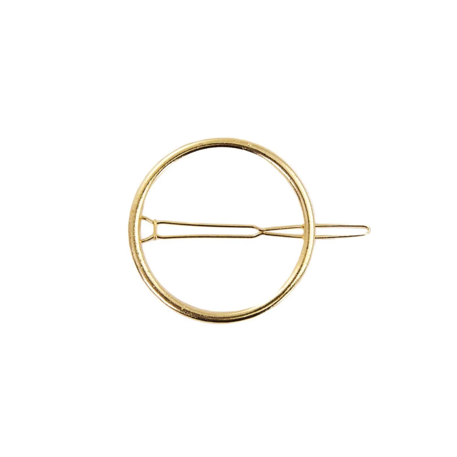 Круглая металлическая заколка для волос Oblique Unique Oblique Unique, Gold