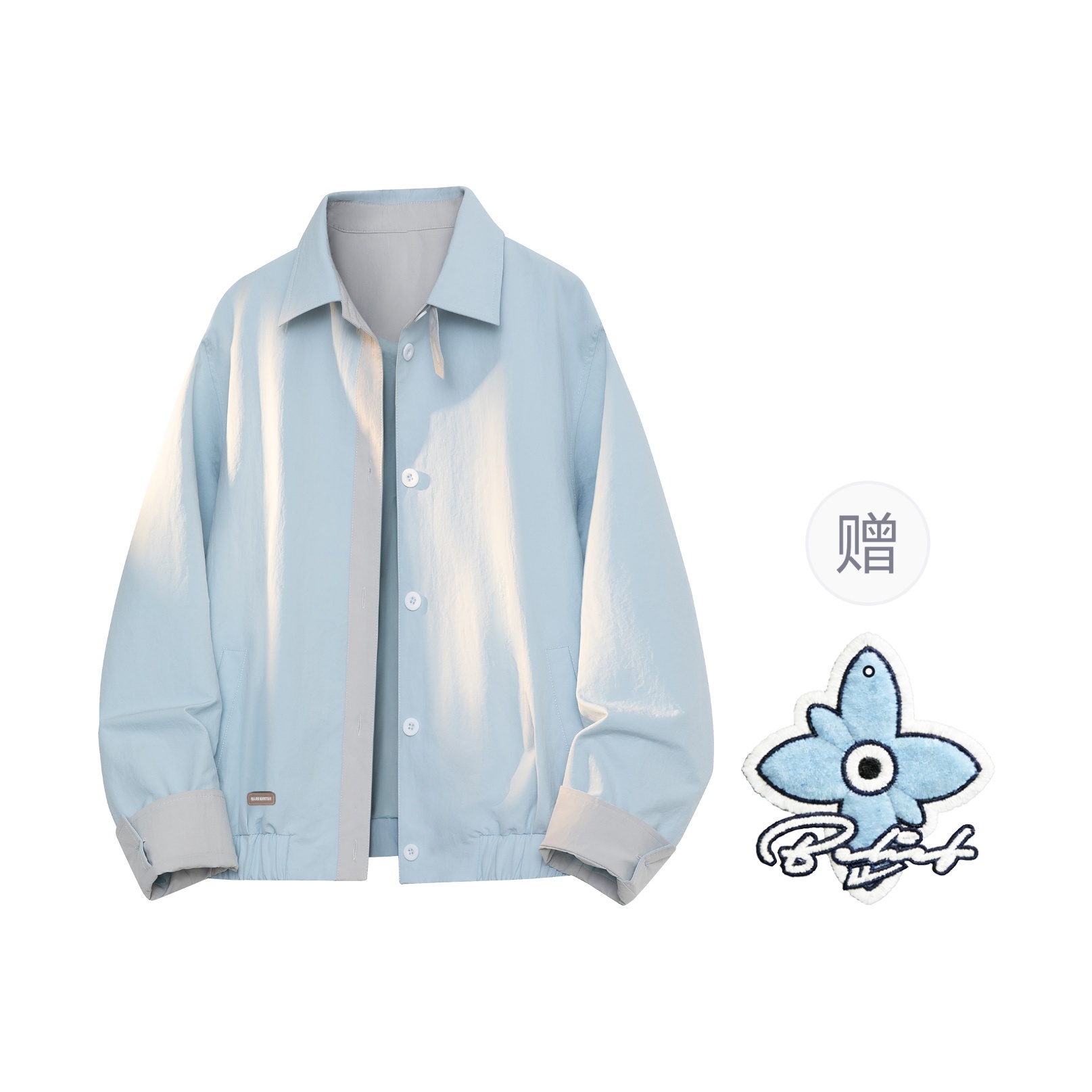 

Рубашка Unisex Lapel Moderate WARRIOR, moon синий[free merch+scented sachet charm]