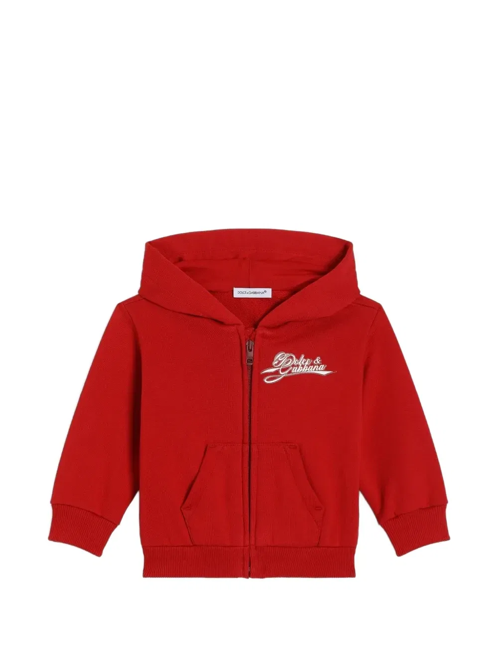 Худи с логотипом Dolce & Gabbana Kids, красный
