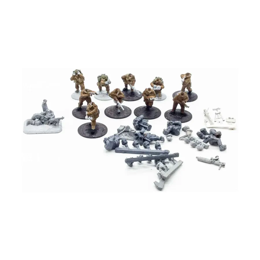 

Коллекция британских коммандос №1, Miscellaneous Historical Miniatures - WWII - Loose Miniatures (20mm) (Unidentifiable Manufacturer)