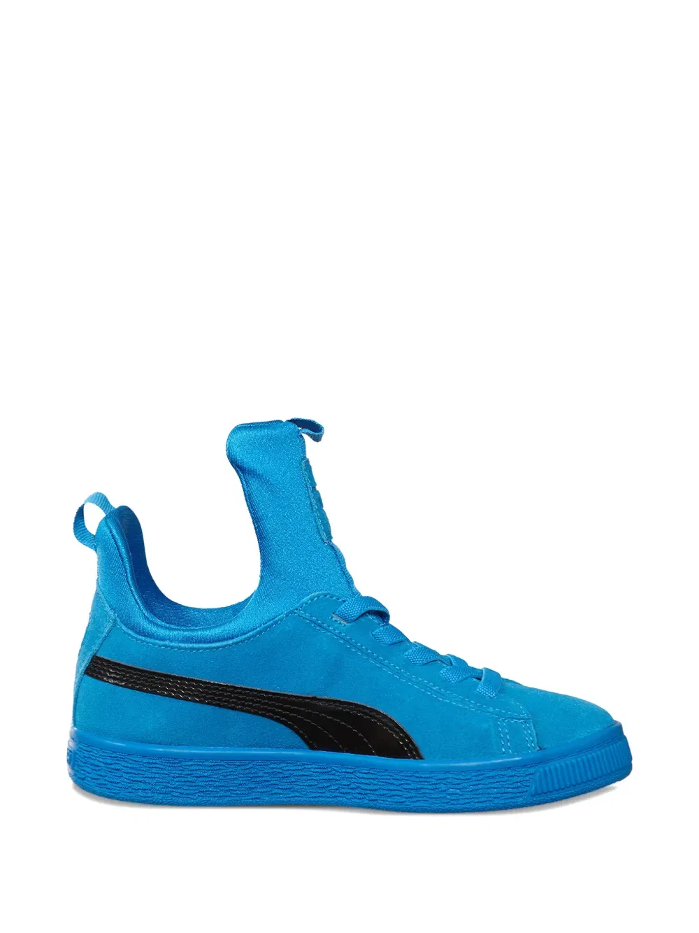Яркие замшевые кроссовки Puma Kids, синий