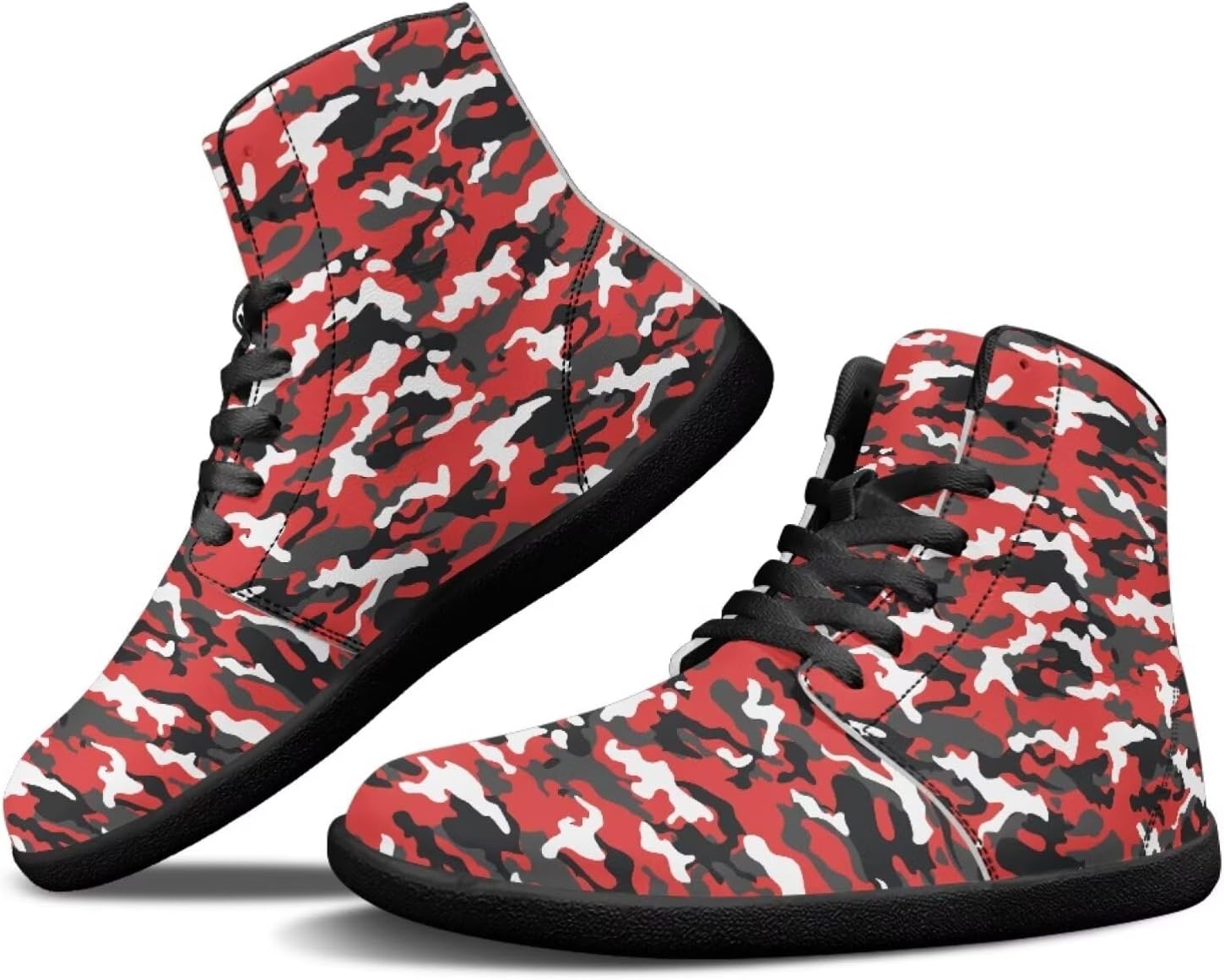 

Кроссовки Binienty Zero Drop Barefoot для мужчин и женщин из искусственной кожи, красный