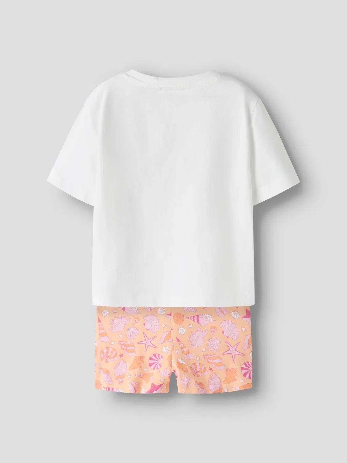 Комплект T-shirt и шорты Name it, bright white — фото 2