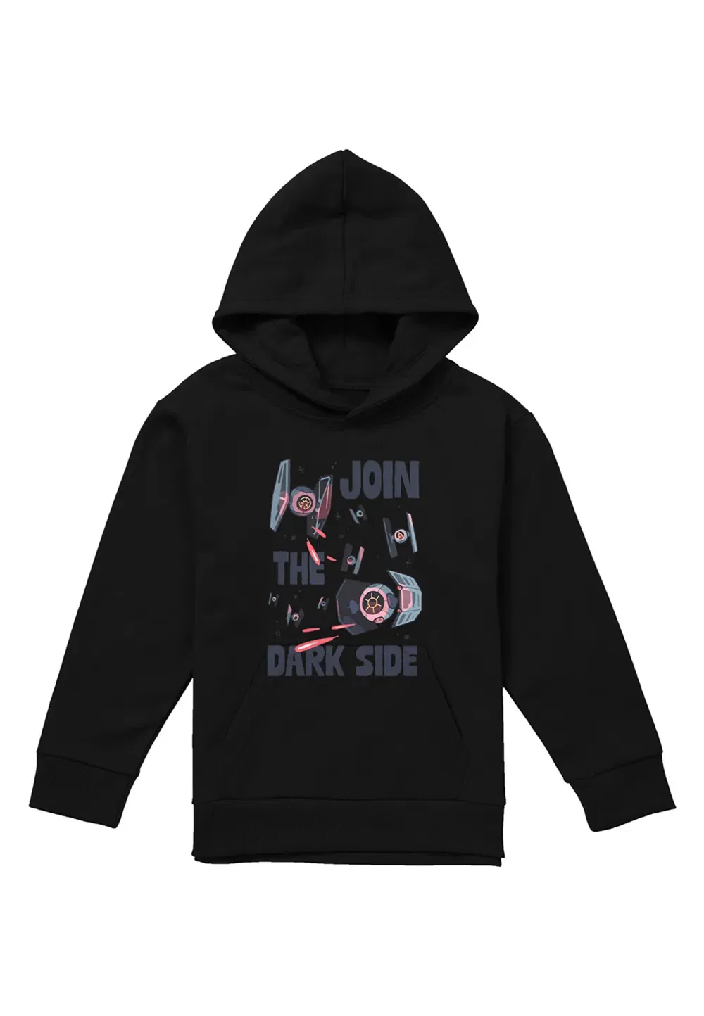 Детская худи Star Wars Tie Fighters, Disney, черный