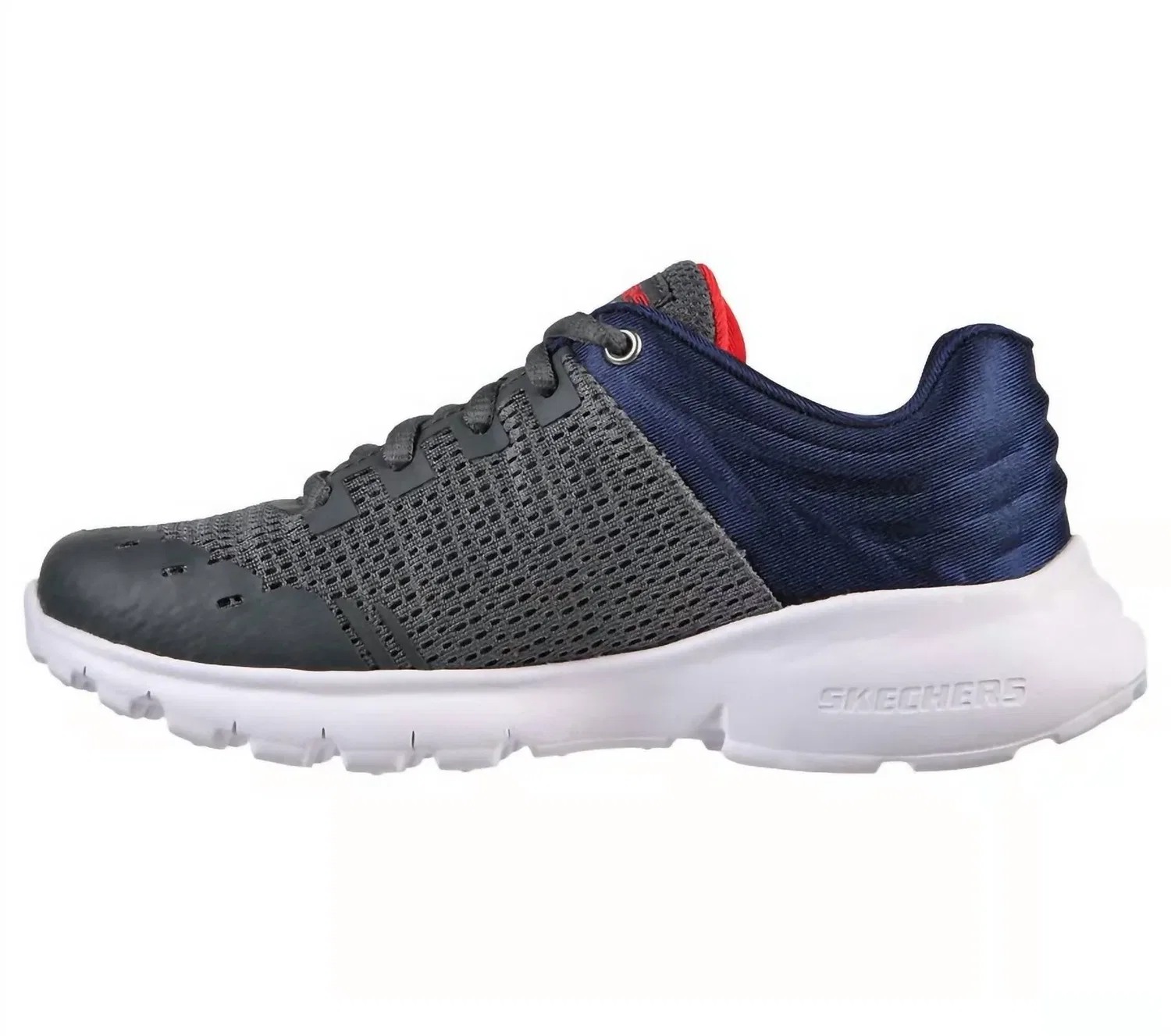 Skechers Детские кроссовки Skorvo, цвет угольно-серый/темно-синий — фото 3