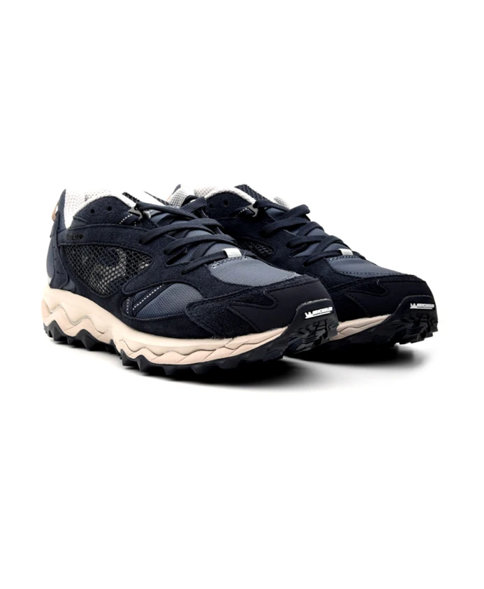 Кроссовки из ткани Gore Tex Mizuno, синий — фото 2