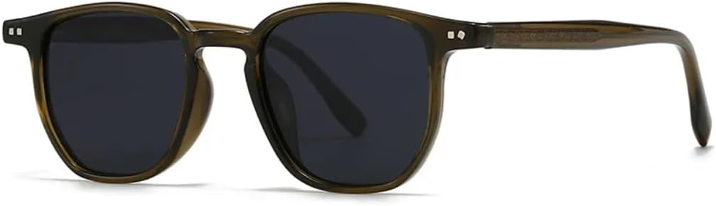 

Солнцезащитные очки для мужчин и женщин - защита UV400 - градиентные линзы, круглая оправа, заклепки, для занятий спортом на открытом воздухе и вождения DSVIGF, Tyj342-4