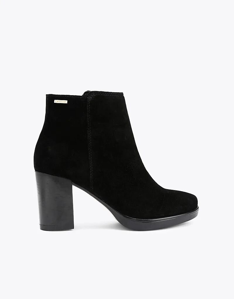 Ботильоны челси Carvela Silver средней высоты из черной замши