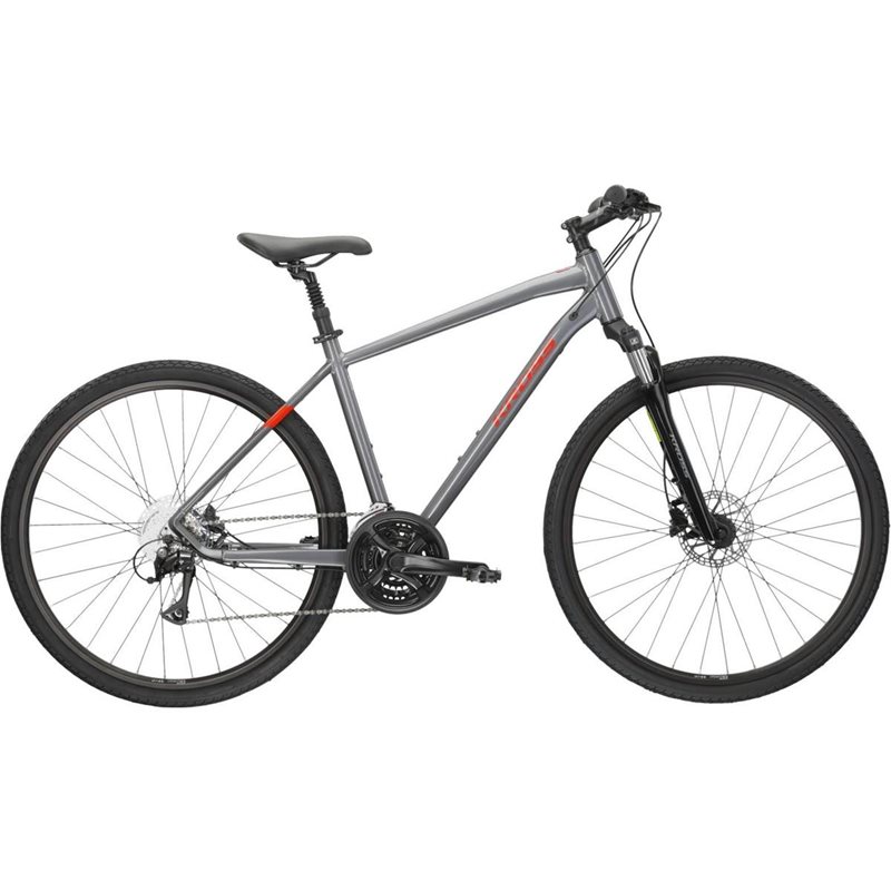 

Гибридный велосипед Kross Evado 4.0 Графит/Красный
