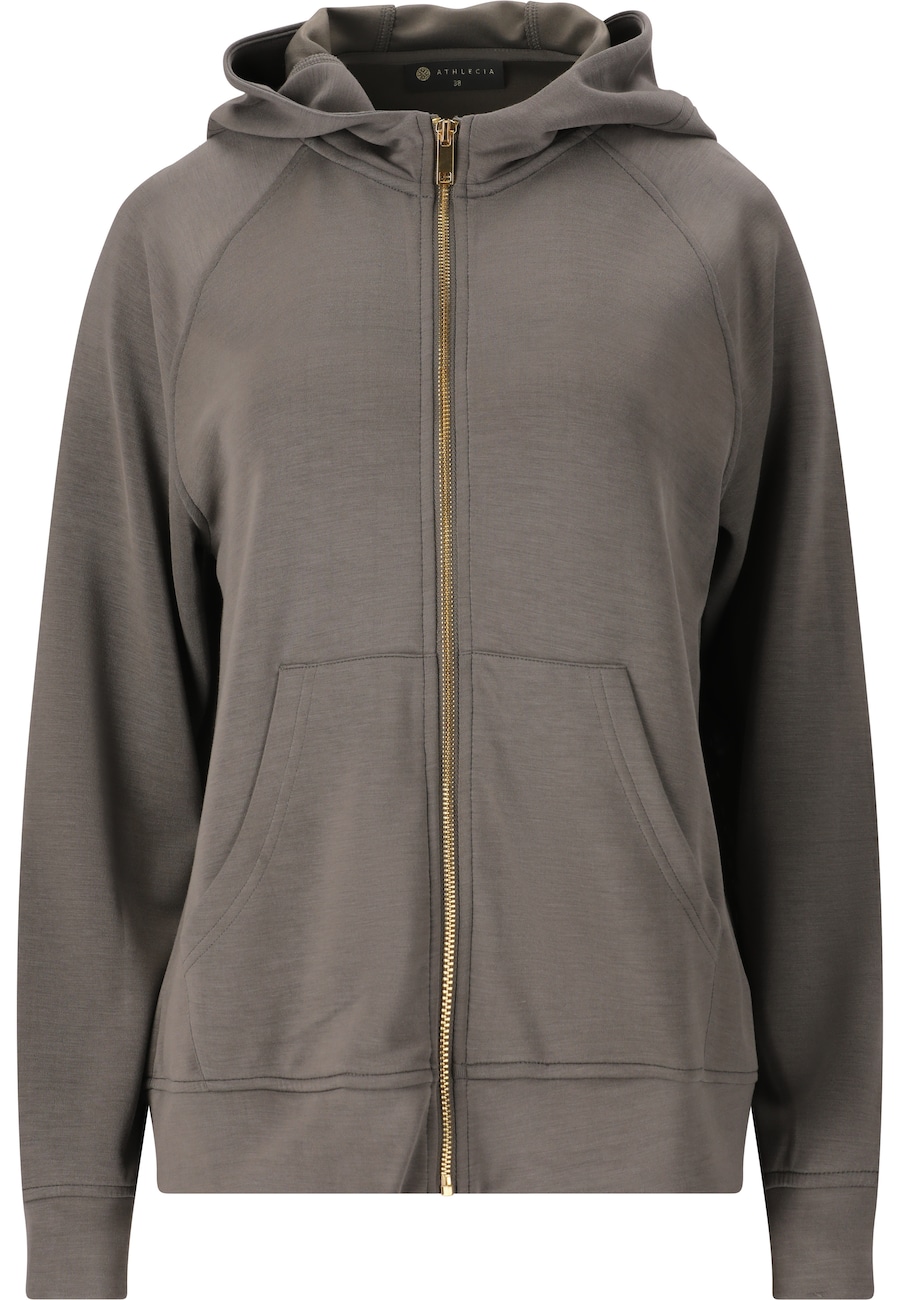 

Спортивная толстовка с капюшоном на молнии Athlecia Jacey, серый