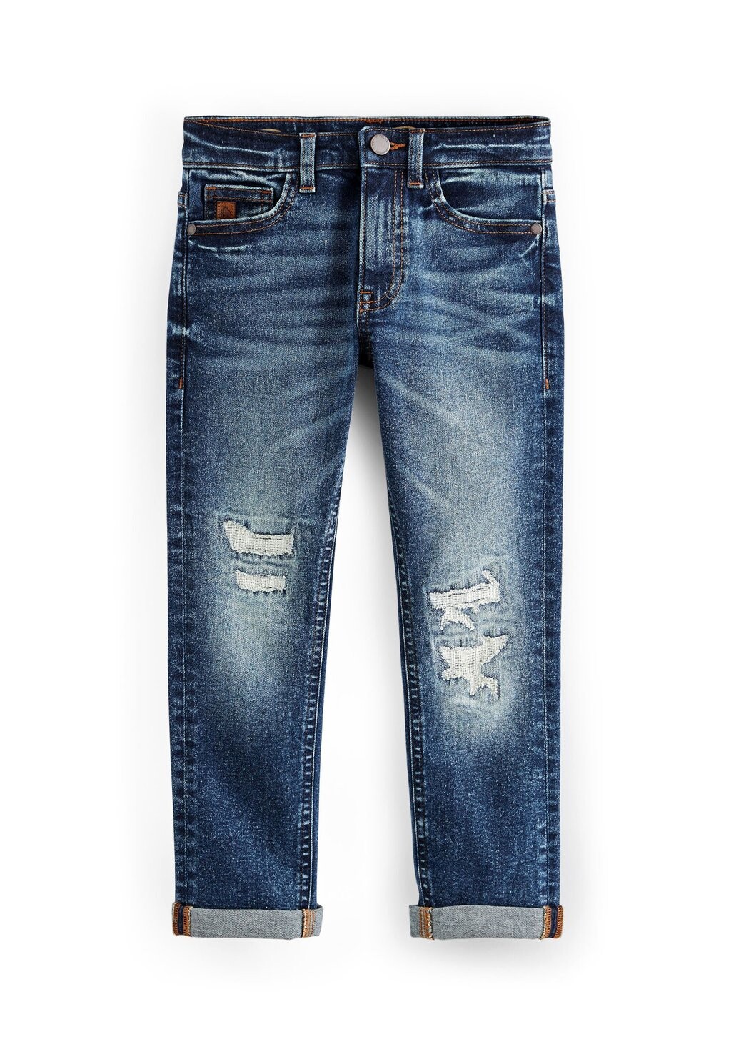 

Джинсы Straight Leg DISTRESSED JEANS Next, цвет mid blue