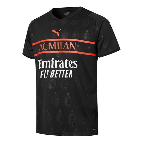 

Спортивная футболка sw 21-22 ac milan third shirt 'black' Puma, черный