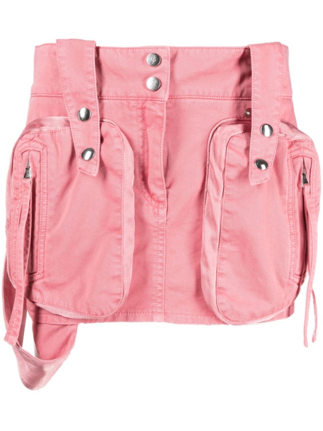 

Blumarine мини-юбка с накладными карманами, розовый